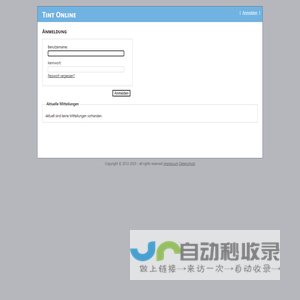 TintOnline - Login